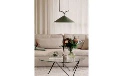 Curve Taklampa 50cm Grön