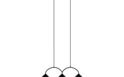 Curve Taklampa 95cm Svart