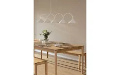 Curve Taklampa 165cm Vit