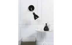 Sovrum|Läslampor<Nordlux Cyclone Vägglampa 37cm E14 Svart