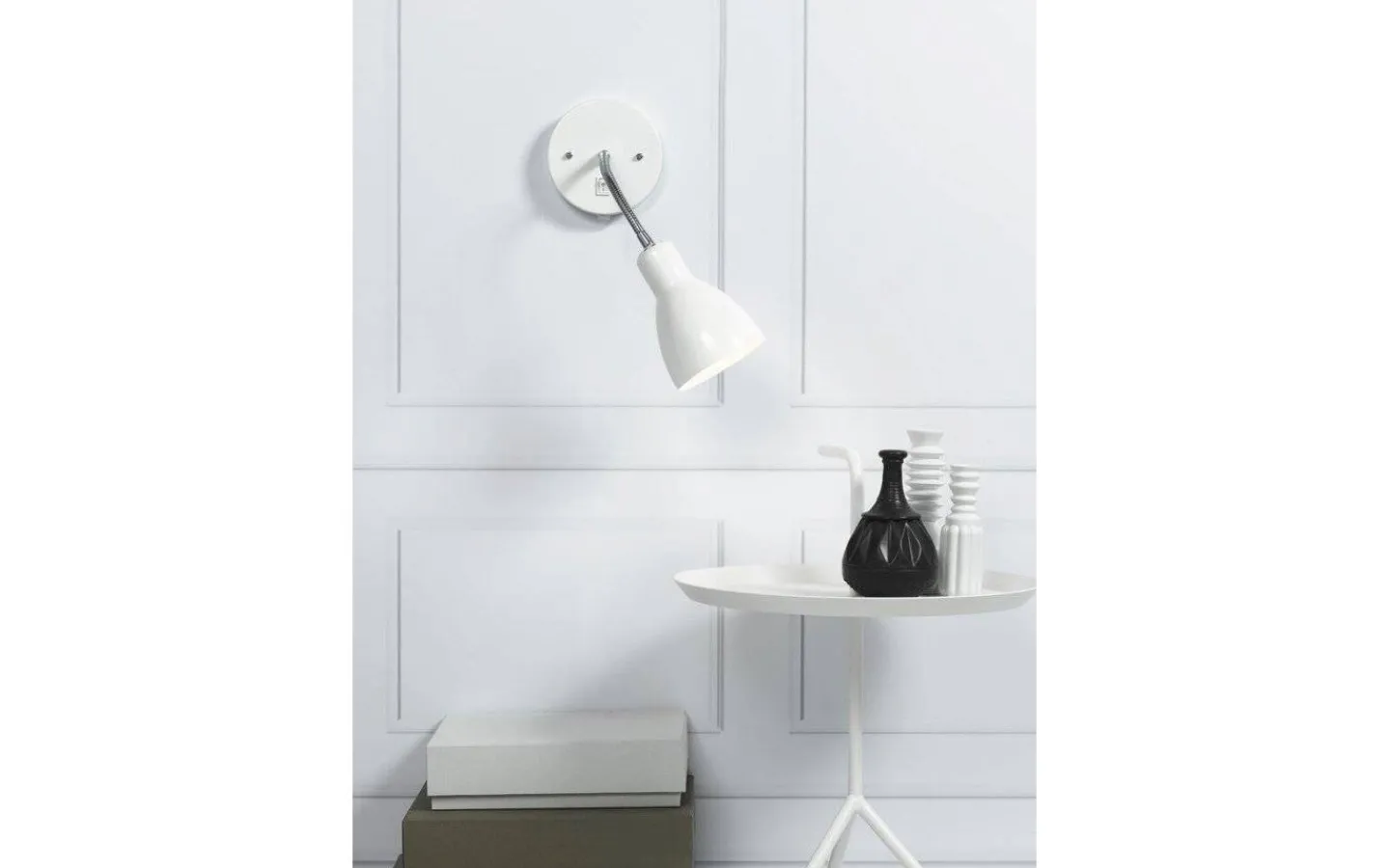 Sovrum|Läslampor<Nordlux Cyclone Vägglampa 37cm Vit