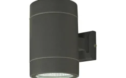 Aneta Cyklo Vägglampa LED 3000K 2x3W Mörkgrå IP54* Upp & Nedljus Lampor|Vägglampor Utomhus