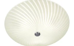 Aneta Cyklon Plafond 42cm Vit/Stål* Hall & Trappa|Sovrum