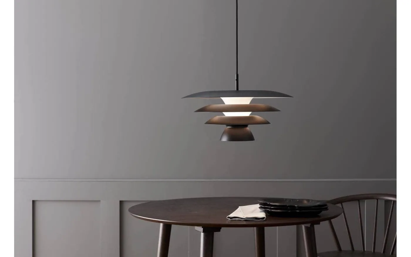 Da Vinci Taklampa 50cm Svart