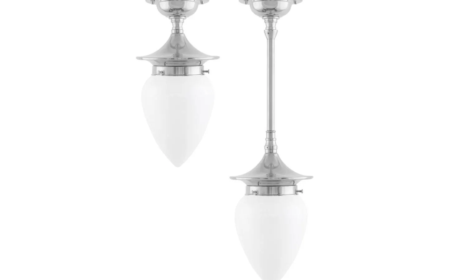 Badrumslampor Tak<Karlskrona Lampfabrik Dahlberg 80 - Förnicklad Badrum IP24