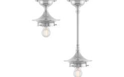 Badrumslampor Tak<Karlskrona Lampfabrik Dahlberg 80 - Förnicklad Badrum IP24