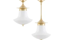 Karlskrona Lampfabrik Dahlberg 100 - Mässing Badrum IP24* Badrumslampor Tak