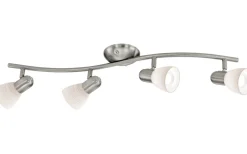 Eglo Dakar Takspotlight 65cm Nickel* Avlånga Takspotlights|Takspot Med Minst 4 Lampor