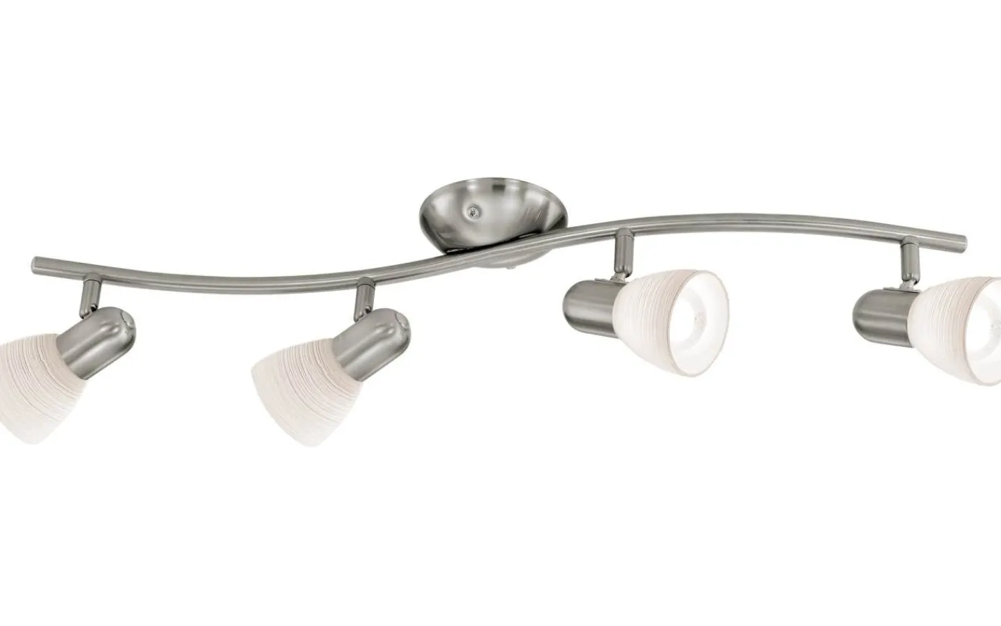 Eglo Dakar Takspotlight 65cm Nickel* Avlånga Takspotlights|Takspot Med Minst 4 Lampor