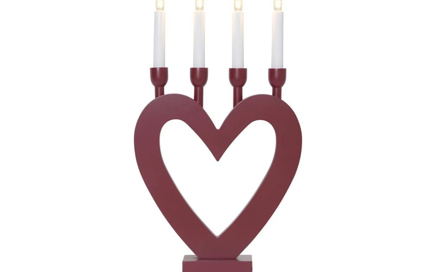 Visa Alla Adventsljusstakar|Adventsljusstakar 31-60 Cm<Star Trading Dala Adventsljusstake 45cm Röd