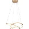 Trio Lighting Darvin Takpendel LED 64cm guld* Stora Taklampor Ø50-69 Cm