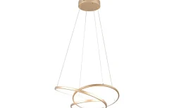 Trio Lighting Darvin Takpendel LED 64cm guld* Stora Taklampor Ø50-69 Cm