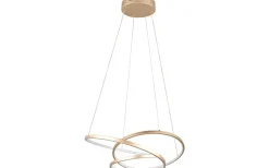 Trio Lighting Darvin Takpendel LED 64cm guld* Stora Taklampor Ø50-69 Cm