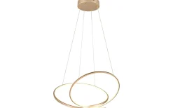 Trio Lighting Darvin Takpendel LED 84cm guld* Stora Taklampor Ø70-150 Cm