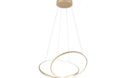 Trio Lighting Darvin Takpendel LED 84cm guld* Stora Taklampor Ø70-150 Cm