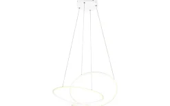 Trio Lighting Darvin Takpendel LED 84cm mattvit* Stora Taklampor Ø70-150 Cm