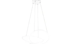 Trio Lighting Darvin Takpendel LED 84cm mattvit* Stora Taklampor Ø70-150 Cm