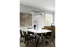 Darvin Takpendel LED 84cm mattsvart