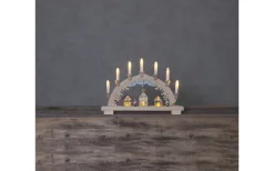 Visa Alla Adventsljusstakar|Adventsljusstakar 0-30 Cm<Star Trading Dassel Ljusstake LED Natur 29cm