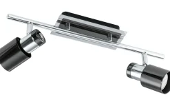 Eglo Davida Takspotlight 39cm GU10 LED 3000K 2x4,6W Nickel* Takspot Med 2 Lampor|Avlånga Takspotlights