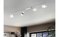 Avlånga Takspotlights|Takspot Med Minst 4 Lampor<Eglo Davida Takspotlight 78cm GU10 LED 3000K 4x5W Vit