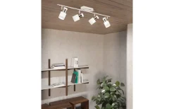 Avlånga Takspotlights|Takspot Med Minst 4 Lampor<Eglo Davida Takspotlight 78cm GU10 LED 3000K 4x5W Vit