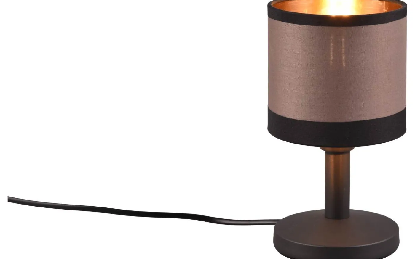 Davos Bordslampa E14 matt svart/grå