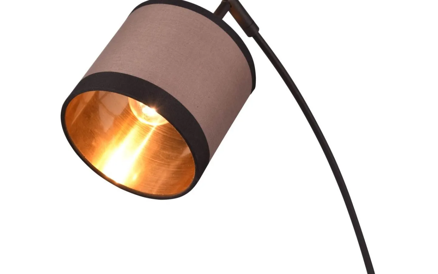 Reality Davos Golvlampa 3-delad E14 matt svart/grå* Golvlampor|Golvläslampor