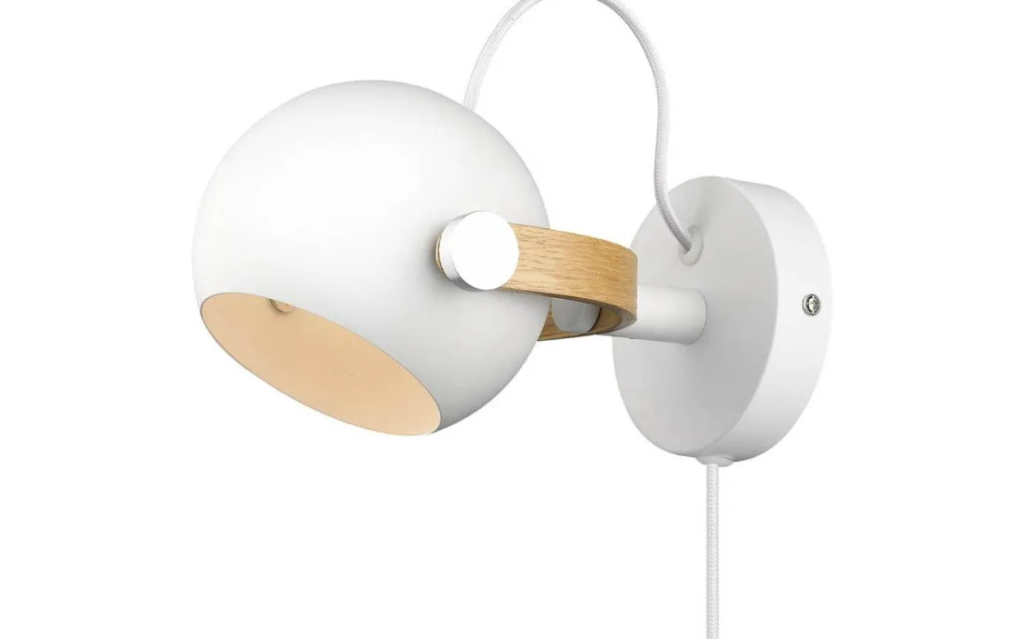 Läslampor<Halo Design DC Vägglampa Vit/Ek