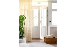 Mönstrade Gardiner<Svanefors De Mina Gardin 140x280cm 2-pack Havre