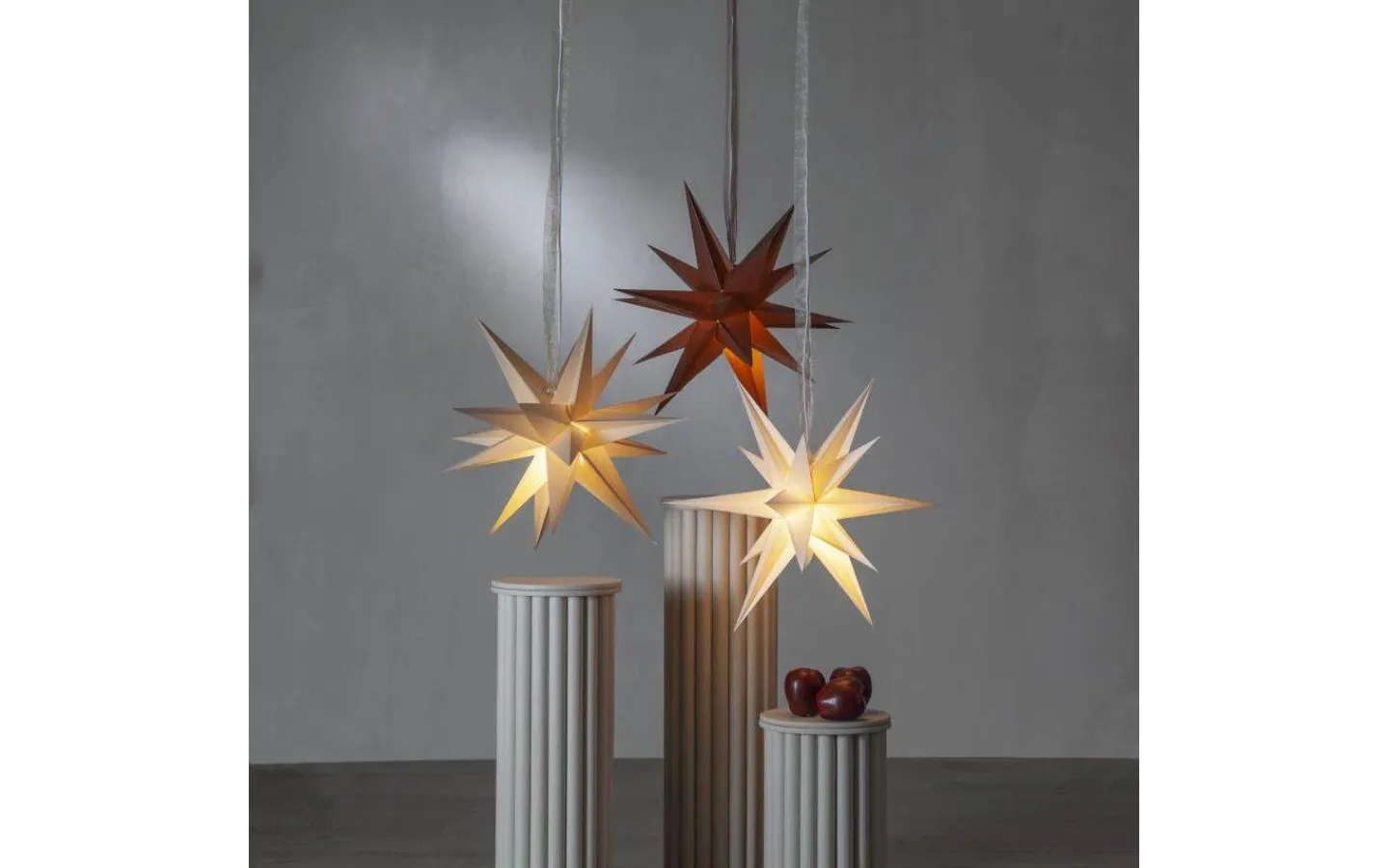 Visa Alla Julstjärnor|Julstjärnor Utan Sladd<Star Trading December Julstjärna 45cm Brun