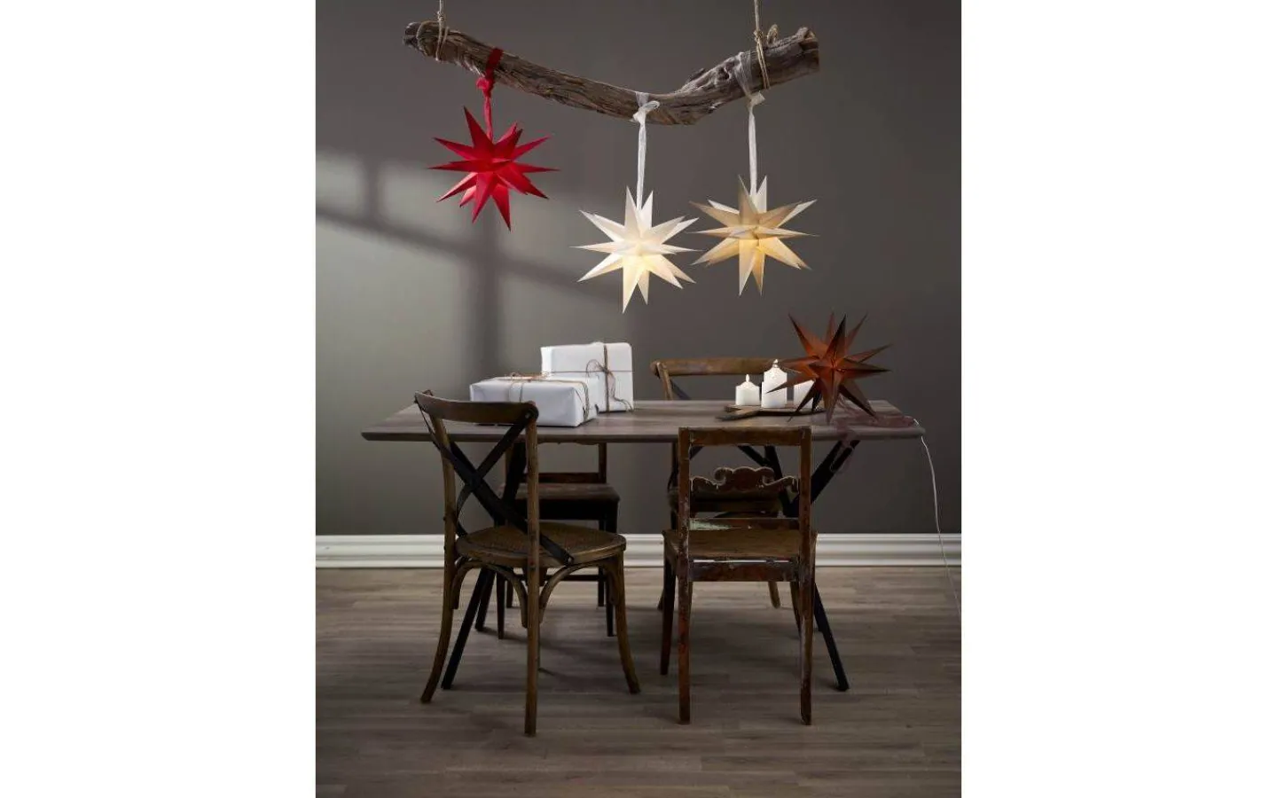 Star Trading December Julstjärna 35cm Röd* Visa Alla Julstjärnor|Julstjärnor Utan Sladd