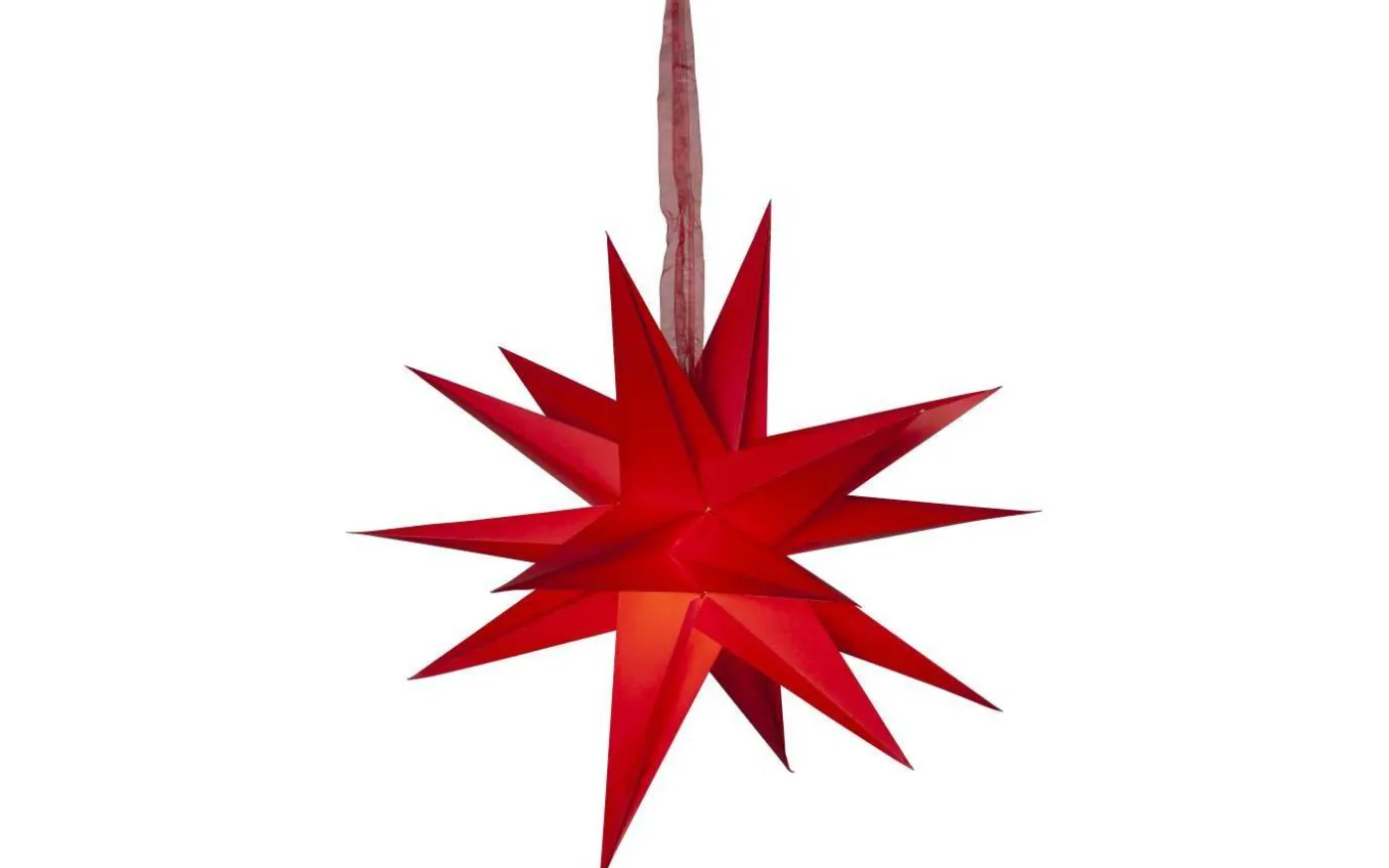 December Julstjärna 45cm Röd