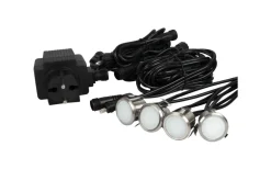 Hidealite Decklight System Garden Kit 4 Spot 3000K 4x0,8W* System Garden Hide-A-Lite