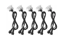 Malmbergs Decklights Dot III 5-pack LED 0,4W 3000K, System 12VDC, IP67* System Malmbergs Home 12V Dc