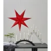 Visa Alla Julstjärnor|Julstjärnor Utan Sladd<Star Trading Decorus Pappstjärna 63cm Röd