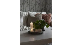 Konstsmide Deep Batteridrivet Blockljus med Ljusslinga 5x15,2cm Vit* Blockljus Inomhus|Blockljus Inomhus