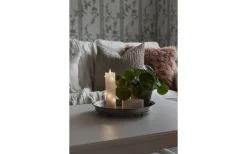 Blockljus Inomhus|Blockljus Inomhus<Konstsmide Deep Batteridrivet Blockljus med Ljusslinga 5x17,8cm Vit