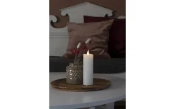 Deep Batteridrivet Blockljus 5x15,2cm Vit