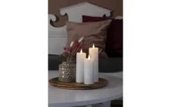 Deep Batteridrivet Blockljus 5x15,2cm Vit