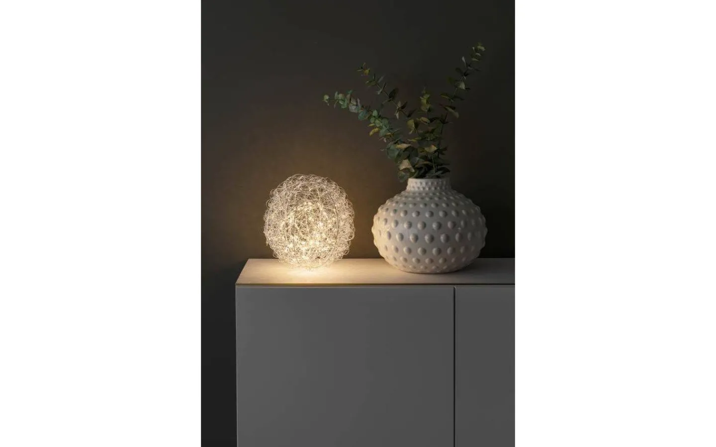 Konstsmide Dekorationsklot Ø30cm Silver* Julpynt Inomhus