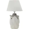 Mauro Ferretti Delta Bordslampa 51cm Silver/Vit* Bordslampor