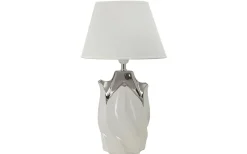 Mauro Ferretti Delta Bordslampa 51cm Silver/Vit* Bordslampor