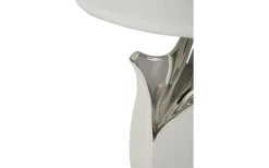 Mauro Ferretti Delta Bordslampa 51cm Silver/Vit* Bordslampor