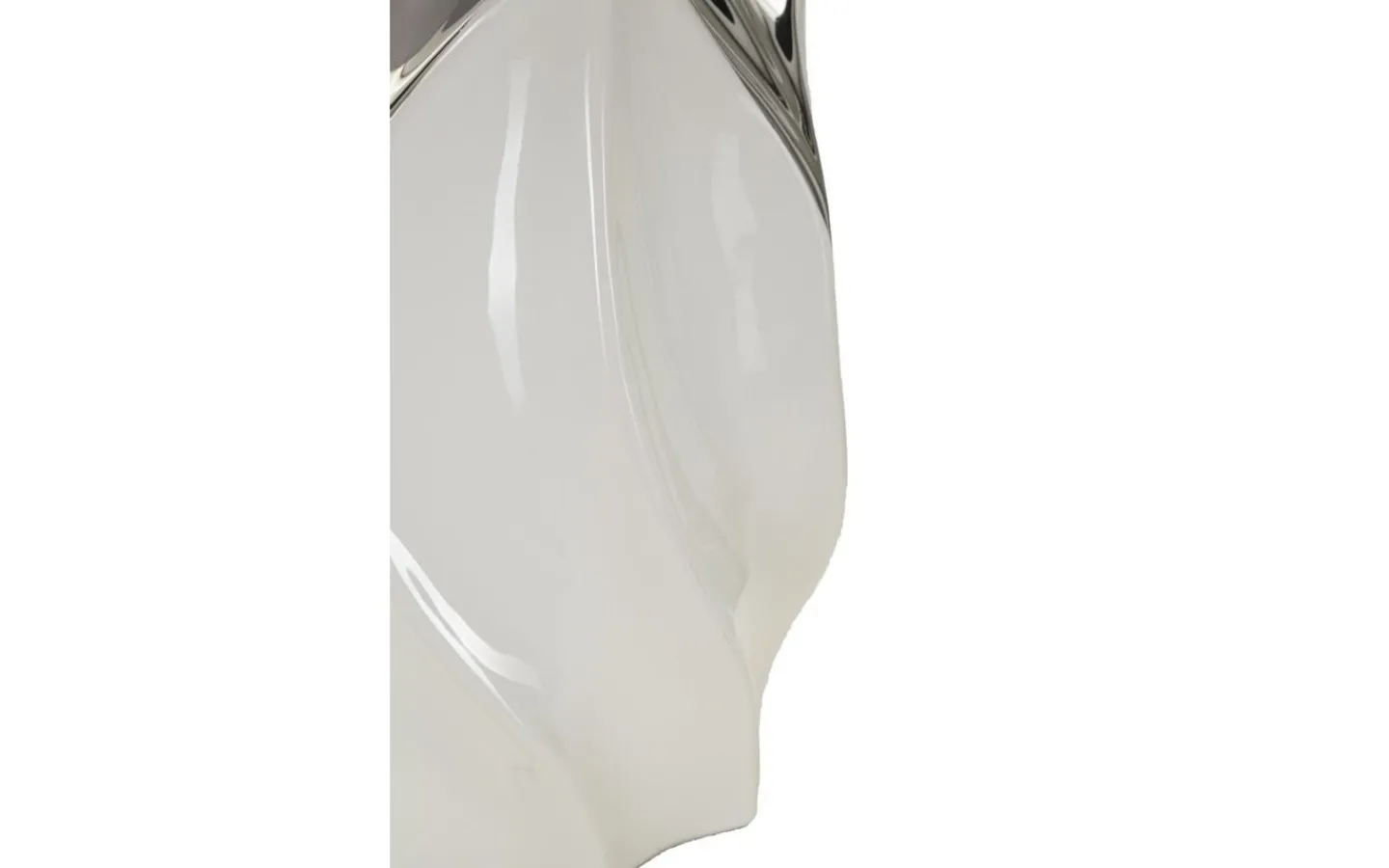 Mauro Ferretti Delta Bordslampa 51cm Silver/Vit* Bordslampor