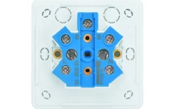 Strömställare/Vägguttag<Malmbergs Delta Vägguttag, 1-vägs, utanpåliggande, jordat