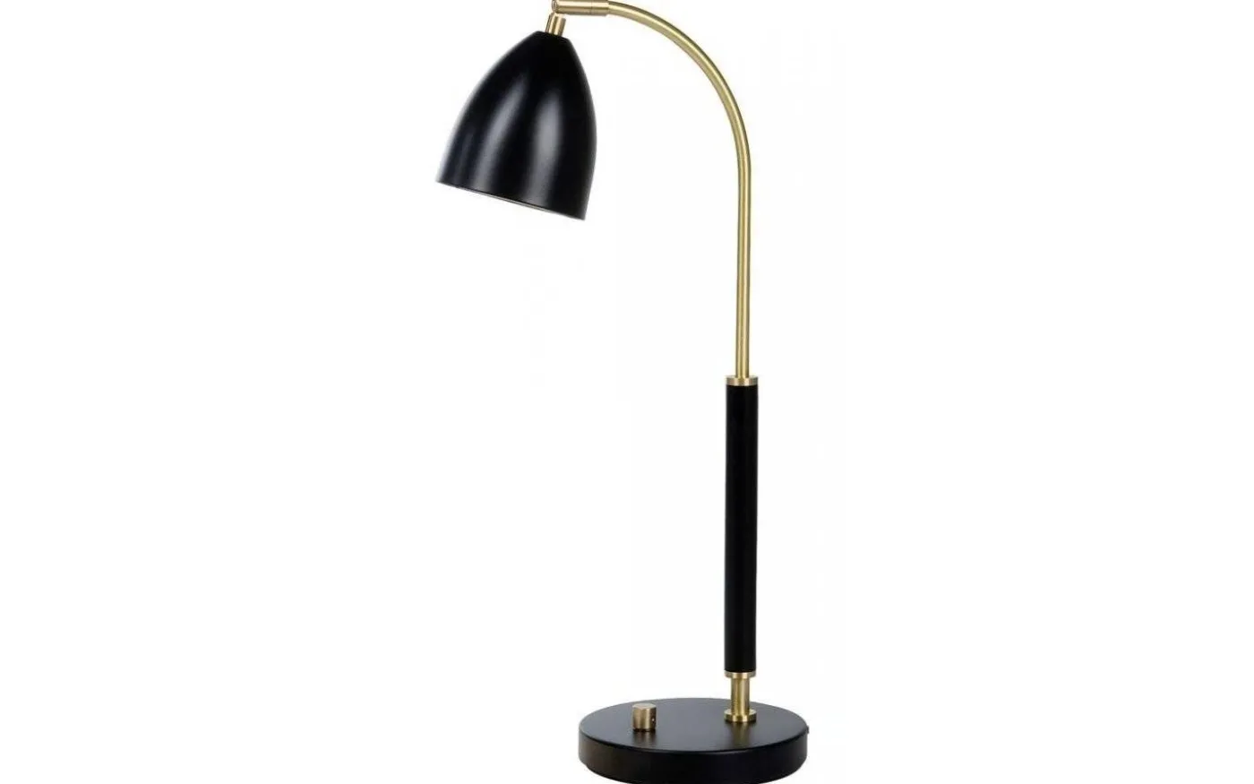 Deluxe Bordslampa 51cm LED GU5,3 Svart/Mässing