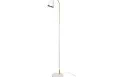 Golvläslampor<Belid Deluxe Golvlampa 133cm LED GU5,3 Dimbar Vit/Mässing