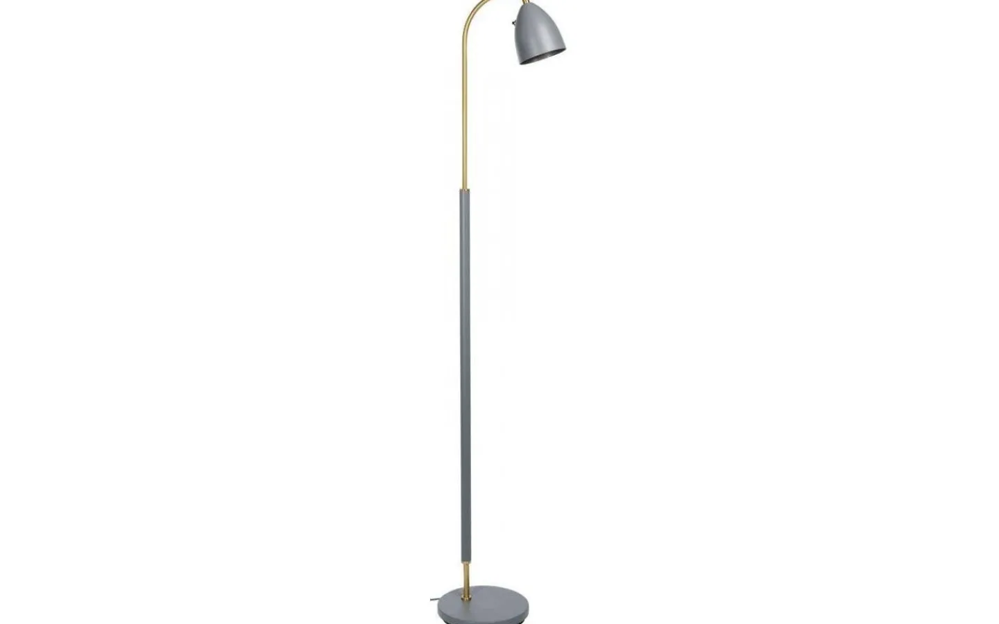Belid Deluxe Golvlampa 133cm LED GU5,3 Dimbar Grå/Mässing* Vardagsrum|Golvläslampor