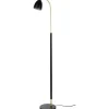 Belid Deluxe Golvlampa 133cm LED GU5,3 Dimbar Svart/Mässing* Vardagsrum|Golvläslampor